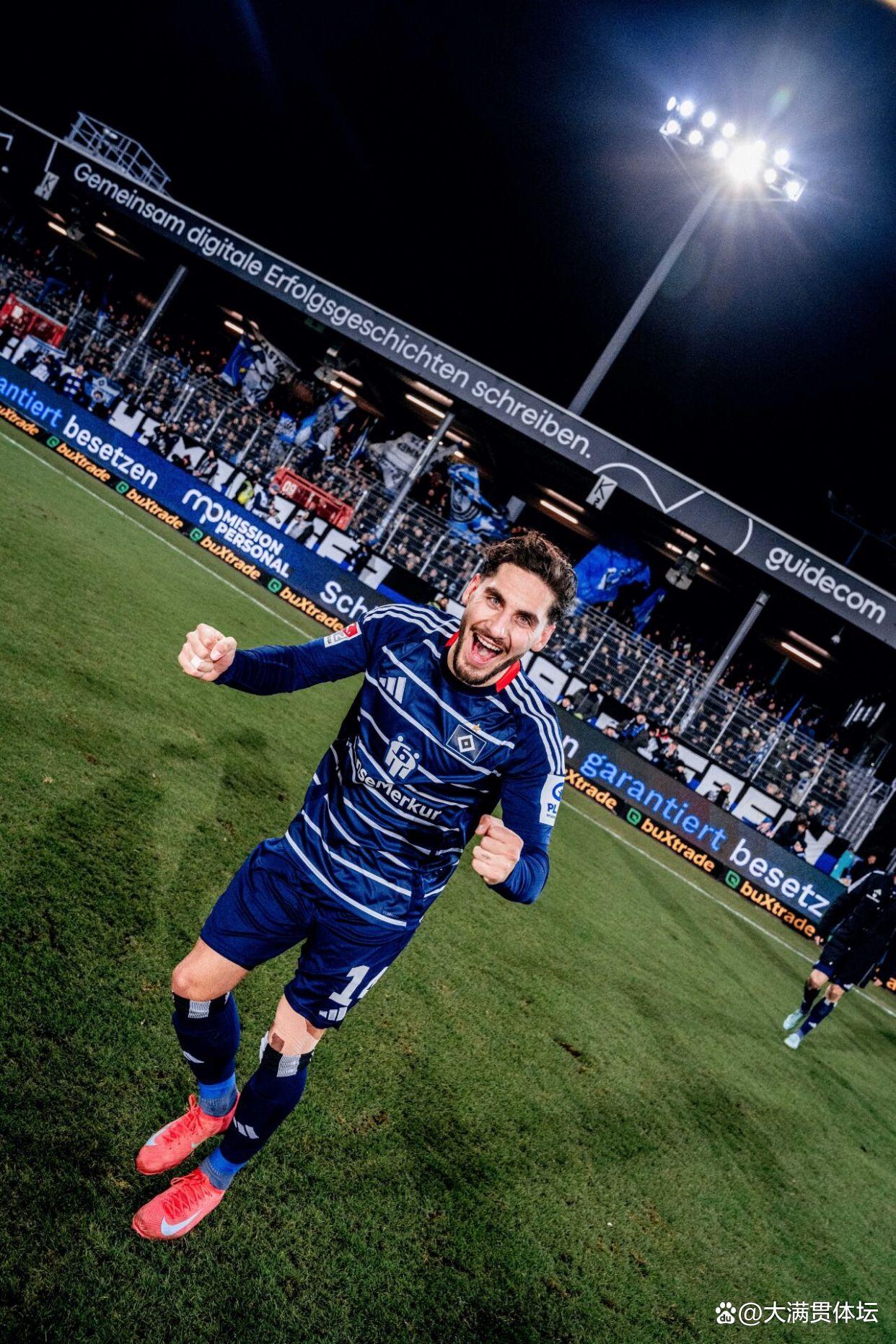 汉堡球队以最佳状态赢得比赛